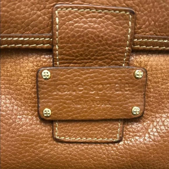Kate Spade Tan Leather Shoulder Bag- great fall bag! - Picture 6 of 9